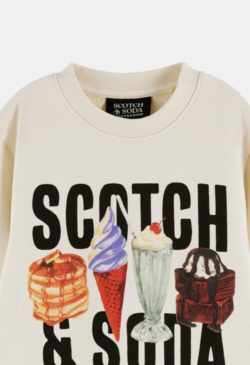 Scotch & Soda Sweater met ijsjesprint (36498)