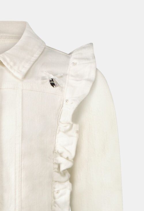 Le Chic Jeans Vest ‘Ally – White’ (120402)