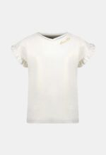 Like Flo T-shirt met Ruffles Off White (119956)