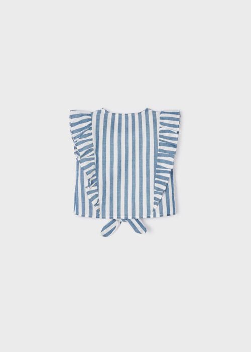 Mayoral Cropped Shirt ‘Stripe’ (122715)
