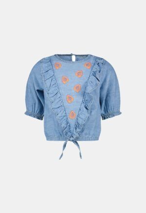Like Flo Top Denim Knotted (158748)